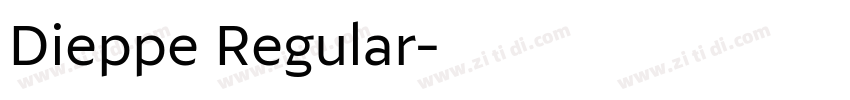 Dieppe Regular字体转换